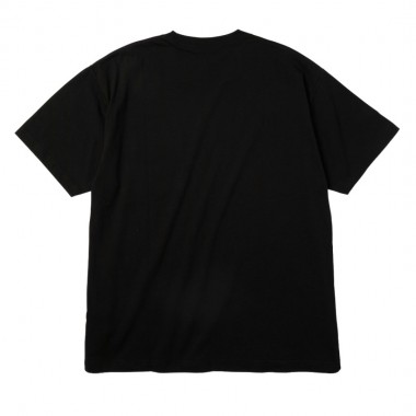 HUF BOX LOGO POCKET TEE BLACK/BLACK