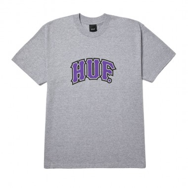HUF CLASSIC ARCH TEE HEATHER GREY