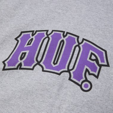 HUF CLASSIC ARCH TEE HEATHER GREY
