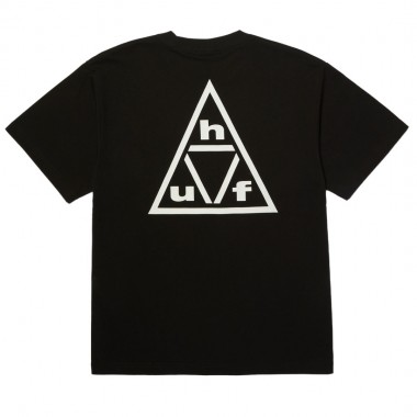 HUF TRIPLE TRIANGLE TEE BLACK/WHITE