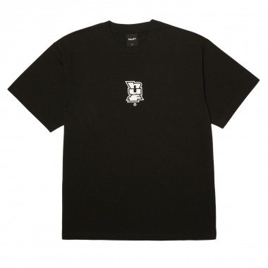 HUF MEGABLAST CORE TEE BLACK/WHITE
