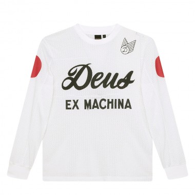 DEUS EX MACHINA SABER MOTO JERSEY WHITE