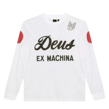 DEUS EX MACHINA SABER MOTO JERSEY WHITE