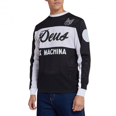 DEUS EX MACHINA SABER MOTO JERSEY BLACK