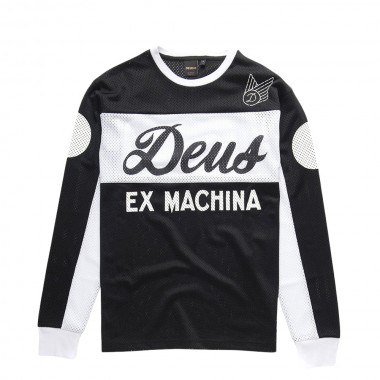 DEUS EX MACHINA SABER MOTO JERSEY BLACK