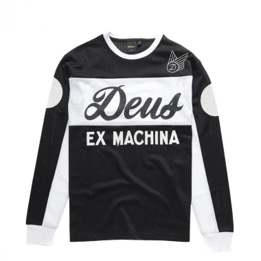 DEUS EX MACHINA SABER MOTO JERSEY BLACK