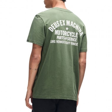 DEUS EX MACHINA VENICE ADDRESS TEE PINE GREEN