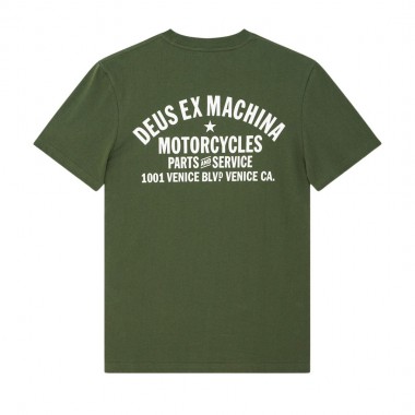 DEUS EX MACHINA VENICE ADDRESS TEE PINE GREEN