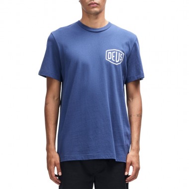 DEUS EX MACHINA HARAJUKU ADDRESS TEE MECHANIC BLUE