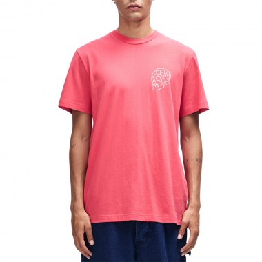 DEUS EX MACHINA VENICE SKULL TEE MELON RED