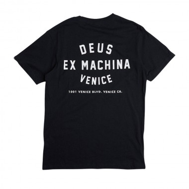 DEUS EX MACHINA VENICE SKULL TEE BLACK