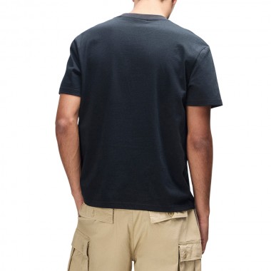 DEUS EX MACHINA PARTS & SERVICE POCKET TEE BLACK