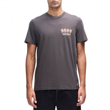 DEUS EX MACHINA FANCY PANSY TEE ANTHRACITE