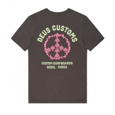 DEUS EX MACHINA FANCY PANSY TEE ANTHRACITE