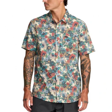 RVCA BOTANICAL SHIRT CERAMIC