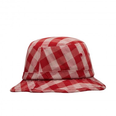 RVCA AF CHECKER W BUCKET HAT LAVA FALLS