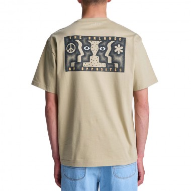 RVCA FACE TO FACE T-SHIRT KHAKI