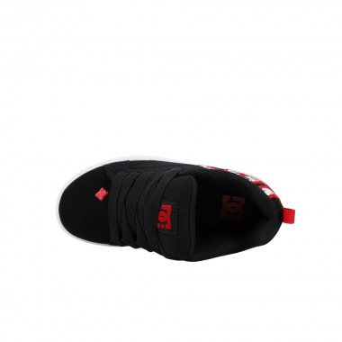 DC COURT GRAFFIK K SHOES BLACK MULTI