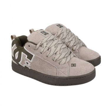 DC COURT GRAFFIK SHOES TAUPE OLIVE