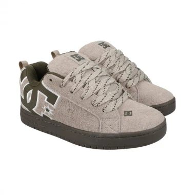 DC COURT GRAFFIK SHOES TAUPE OLIVE