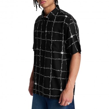 DC WIRED RESORT SHIRT BLACK