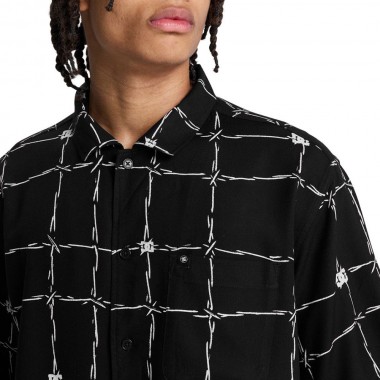 DC WIRED RESORT SHIRT BLACK