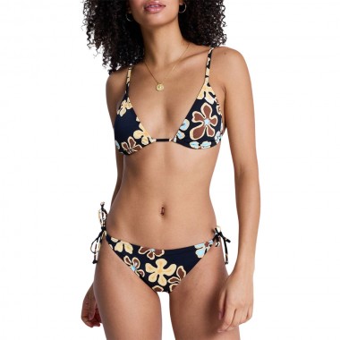 ROXY NOSTALGIC FEEL TIKI TRI/CHEEKY BIKINI SET ANTHR NOSTALGIC