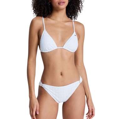 ROXY ISLAND TIKI TRI/CHEEKY BIKINI SET COCONUT MILK