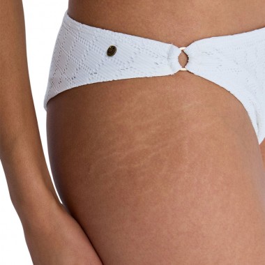 ROXY ISLAND TIKI TRI/CHEEKY BIKINI SET COCONUT MILK