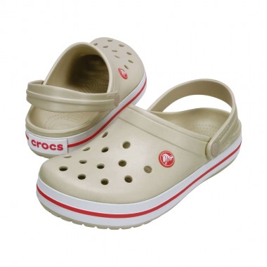 CROCS CROCBAND CLOGS STUCCO/MELON