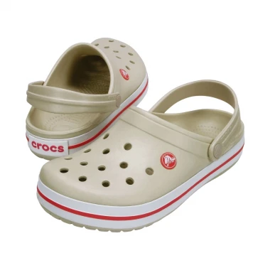 CROCS CROCBAND CLOGS STUCCO/MELON