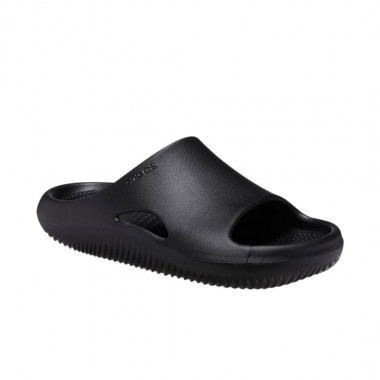 CROCS MELLOW RECOVERY SLIDES BLACK