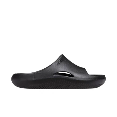CROCS MELLOW RECOVERY SLIDES BLACK