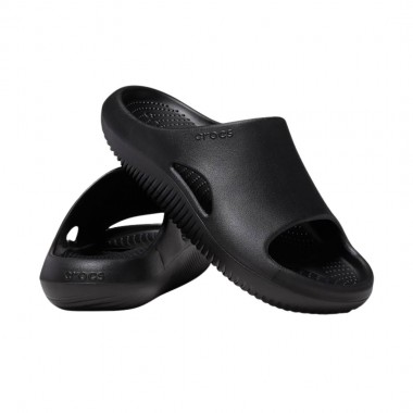 CROCS MELLOW RECOVERY SLIDES BLACK