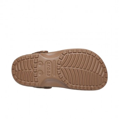CROCS CLASSIC ANIMAL CLOGS SEPIA/LEOPARD