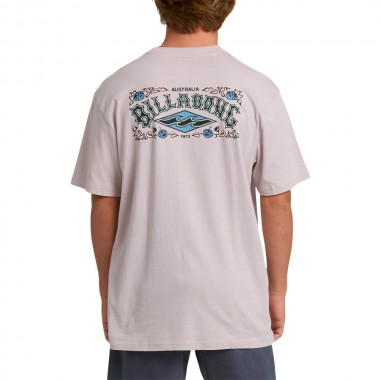 BILLABONG HERITAGE ARCH PREMIUM T-SHIRT DUSTY PURPLE