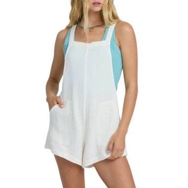 BILLABONG BEACH CRUSH W OVERALL SHORTS SALT CRYSTAL