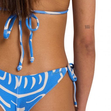 BILLABONG LE LOVE MULTI TRI/TIE SIDE TANGA BIKINI SET TRUE BLUE
