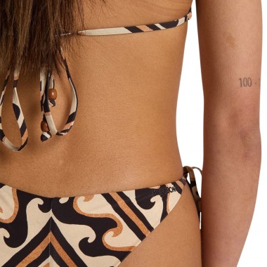 BILLABONG DARK WAVE MULTI TRI/TIE SIDE TANGA BIKINI SET MULTI