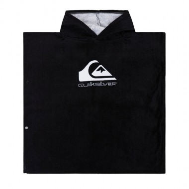 QUIKSILVER K HOODIE TOWEL BLACK