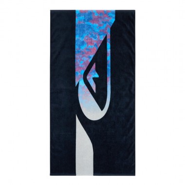 QUIKSILVER FRESHNESS BEACH TOWEL NEBULAS BLUE FADE REFLECTION