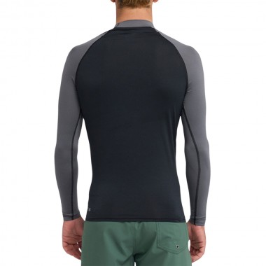 QUIKSILVER EVERYDAY UPF50 LS SURF T-SHIRT BLACK/BLACK