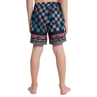 QUIKSILVER EVERYDAY PRINTED VOLLEY K SWIM SHORTS 14 DARK NAVY