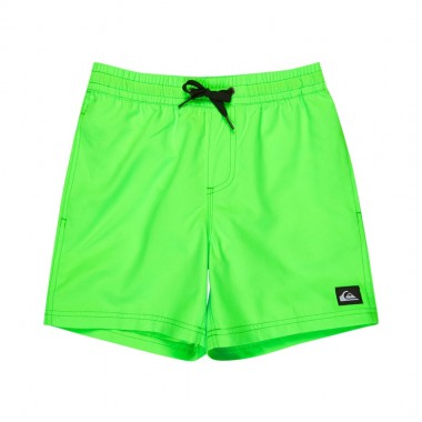 QUIKSILVER EVERYDAY VOLLEY K SWIM SHORTS 14 GREEN GECKO