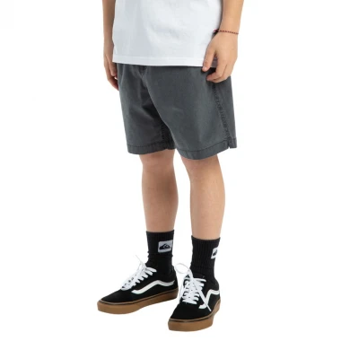 QUIKSILVER TAXER K ELASTIC WAIST WALKSHORTS BLACK