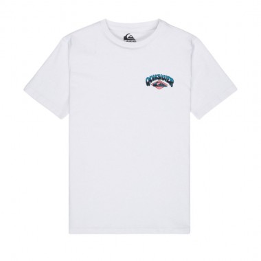 QUIKSILVER PALM HORIZON K T-SHIRT WHITE