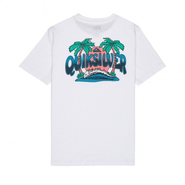 QUIKSILVER PALM HORIZON K T-SHIRT WHITE