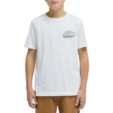 QUIKSILVER SKELETON RIDE T-SHIRT WHITE