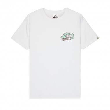 QUIKSILVER SKELETON RIDE T-SHIRT WHITE