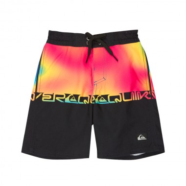 QUIKSILVER EVERYDAY HALF JAM K BOARDSHORTS 13 SPIRAL PRINT BLK